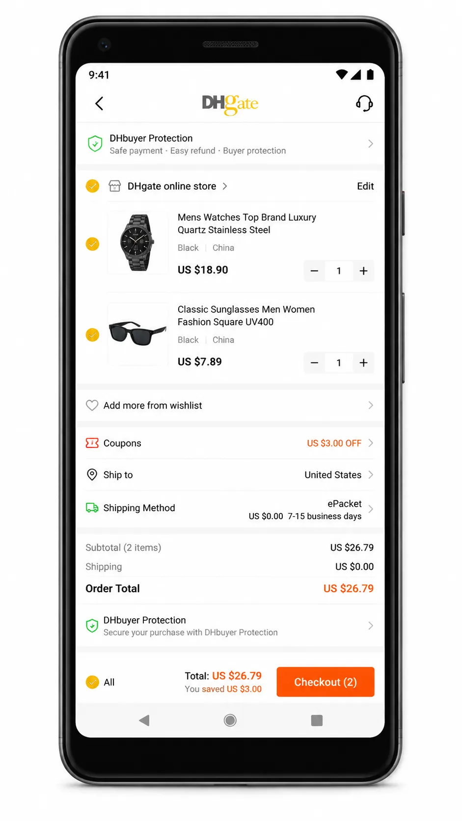Deals and discounts
